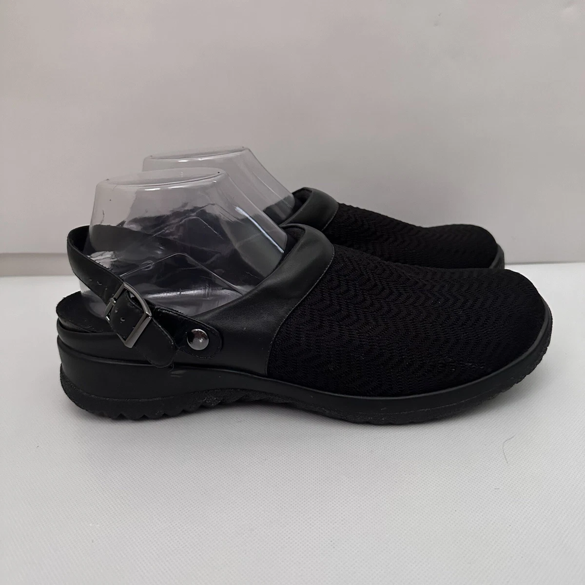Drew Savannah Black Slingback Clogs Shoes Size 12WW Drew Clog Comfort Shoes for Women for sale | eBay main image 3
