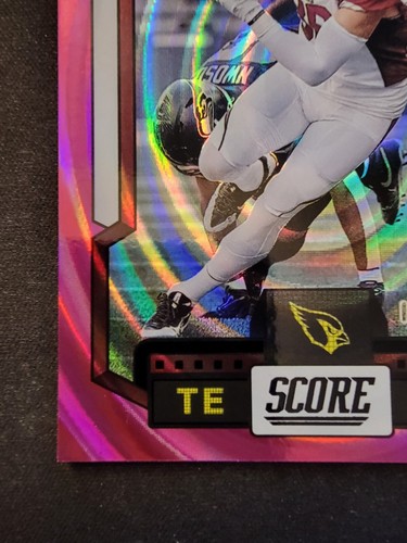 Gorgeous Zach Ertz 2023 Score Football Pink Eclipse Card #157 #d /199 MINT - Picture 5 of 6
