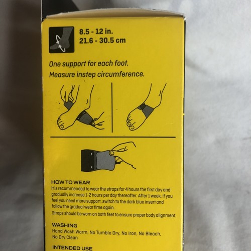 Futuro 3M Foot Therapeutic Arch Support, Adjustable Size 8.5 - 12” Pair NEW!! - Picture 6 of 6