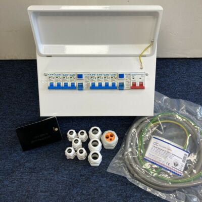 Live Electrical Split Load Consumer Unit Kits 14-fach, 16-fach, 18-fach & 22-fach