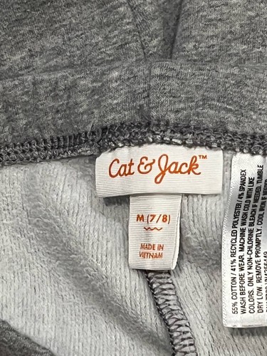 Girls Cat & Jack Gray Sweatpants/Leggings Size M (7/8) - Picture 2 of 2