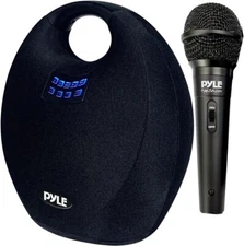 Pyle PNX6BK Wireless Portable BT Speaker with Built in Rechargeable Battery