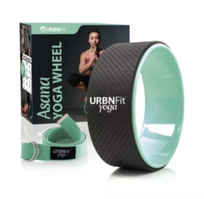URBNFit Yoga Wheel - 12-Inch Roller Designed for Stretching & Flexibility