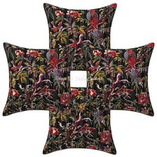 Home Decor Pillow Cover Kantha Bohemian Indian Cushion Cover Throw 16 x 16 in