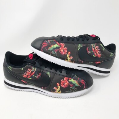 men's nike cortez basic floral casual shoes