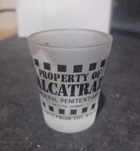 Vintage Shot Glass - Property of Alcatraz Federal Penitentiary