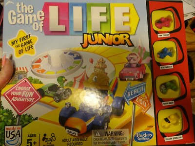 人生ゲーム The Game of LIFE JUNIOR Hasbro The Game of Life® Junior Game, 1 ct - Smith's Food and Drug