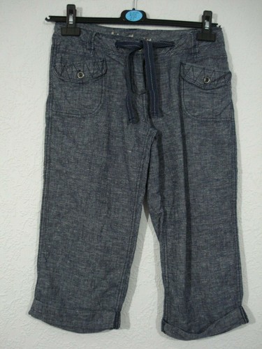Mantaray blue marl cropped trousers 