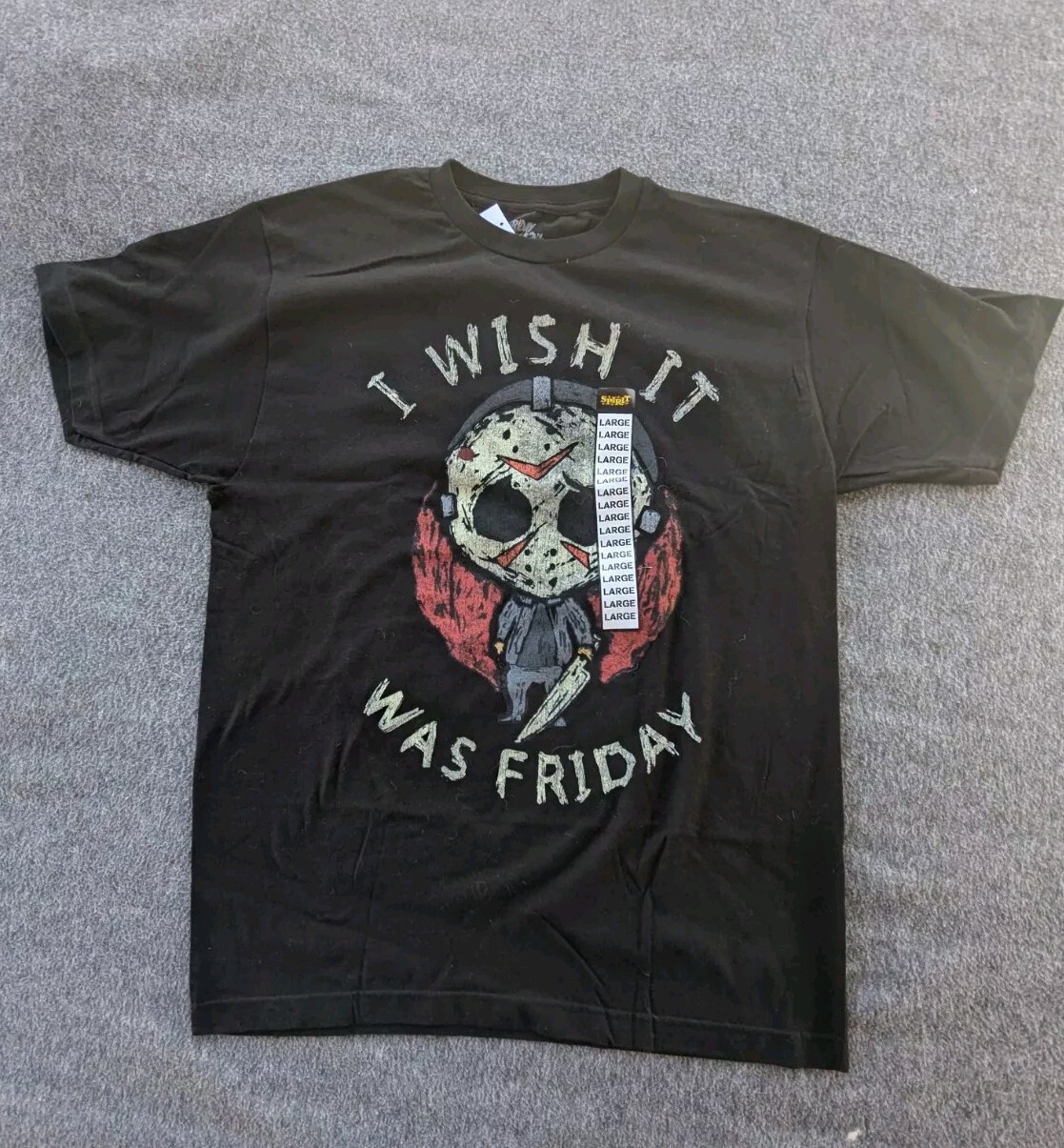 I Wish It Was Friday Funny Halloween Shirt Jason Halloween Shirt L