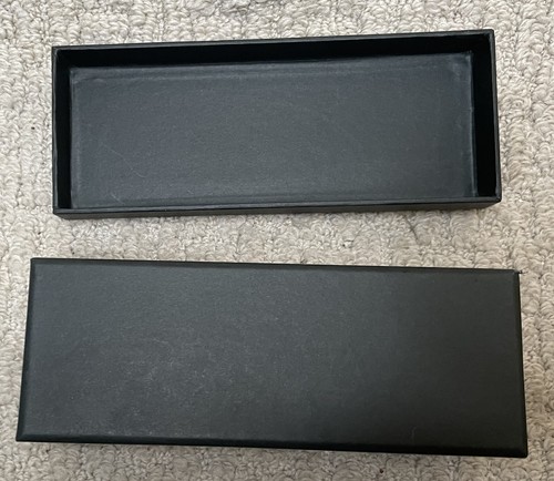Tumi Black & Red Eyeglass Gift Accessory Box 7" x 2.5" x 2" Empty - Picture 4 of 4