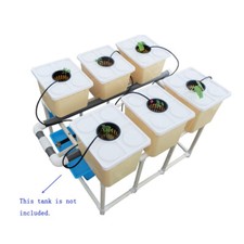 Hydroponic Indoor or Outdoor Grow Kit System 6 Plant Sites Bato Bucket