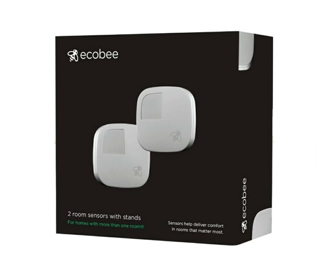 NEW Ecobee SmartSensor Room Temperature Sensor 2Pack EBRSHM2PK01
