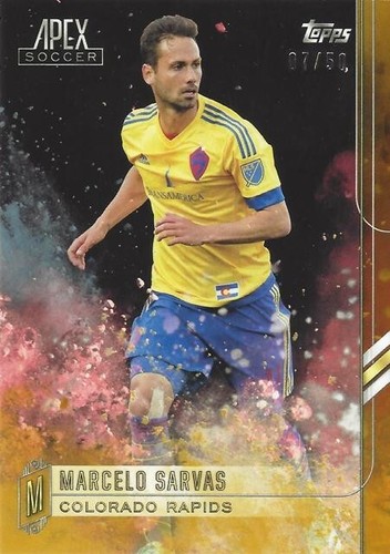 2015 Topps Major League Soccer Apex Base Gold Parallel /50 (81 - 90) - MLS - Picture 23 of 36
