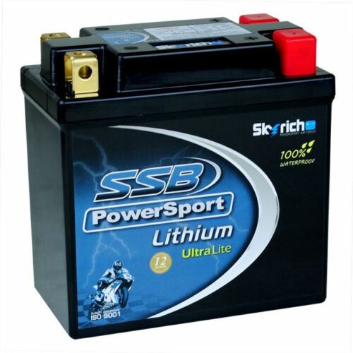 Lithium 12V 9Ah Battery Aprilia Scooter Sport city 125 200 250 300 YB9-B 12N9-BS - Picture 2 of 3