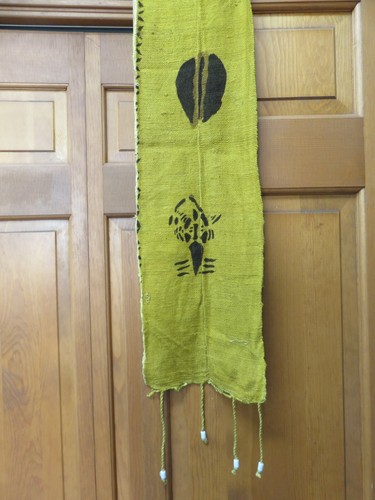 AFRICAN CRAFTS ART HAND-CRAFTED NATURAL DYES WOVEN TABLE RUNNER SCARF FROM KENYA - Picture 7 of 8