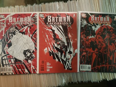 BATMAN CACOPHONY #1-3 COMPLETE MINI SERIES (DC COMICS 2008) KEVIN SMITH
