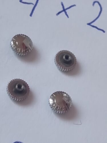 Longines Crown,corona Longines,acero,4 x 2 mm,tipo Boton,vintage,0'9,new Old... - Picture 5 of 11