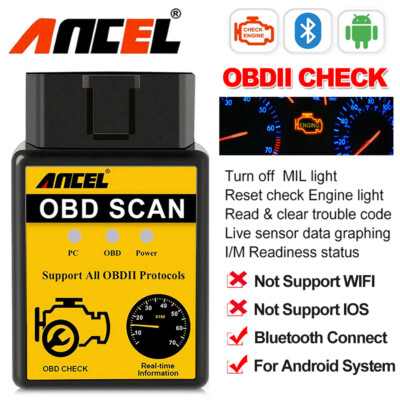 ANCEL ELM327 KFZ OBD2 Scanner Auto Diagnosegeräte Werkzeug Bluetooth für Android