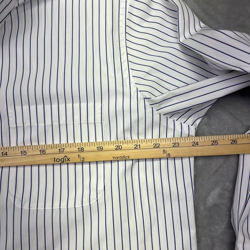 Lot of 2 Paul Fredrick Dress Shirt Non-Iron Two Ply Cotton Classic Fit 16 Boho - Picture 8 of 16
