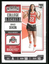 2024-25 Panini - The Ohio State University #23 Grace Dixon - College Ticket