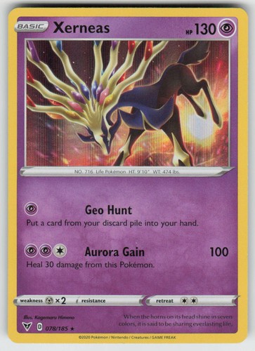 Holo Xerneas 078/185 Rare Vivid Voltage Near Mint