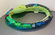 NWT Sequinimals Plush Snake~Adventure Planet~