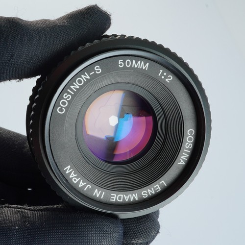 EXCELLENT COSINA CT-1G + COSINON-S 50mm F/2 MF Film SLR Camera - Picture 12 of 19