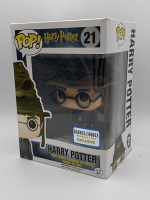 Funko Pop! Vinyl #21 Harry Potter with Sorting Hat Barnes & Noble DAMAGED BOX