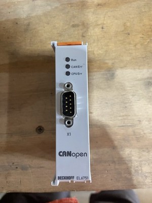 Beckhoff EL6751 EtherCAT CANopen Master/Slave Terminal | Used | EL 6751