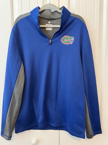 Fanatics Florida Gators 1/4 Zip Pullover Maglione Pile Uomo Taglia Large NCAA