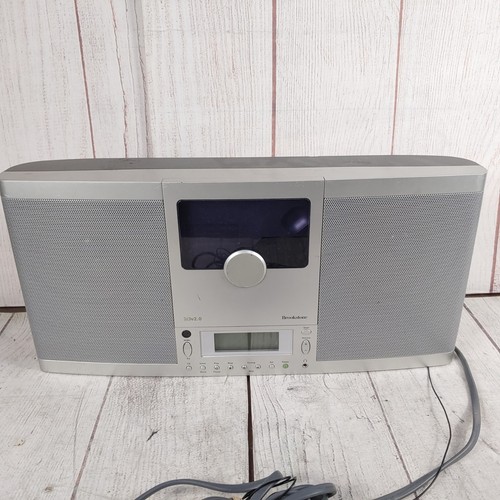 BROOKSTONE SLCDv2.0 Lettore CD AM/FM Orologio Radio Impianto Stereo NO TELECOMANDO - Funzionante - Foto 6 di 9
