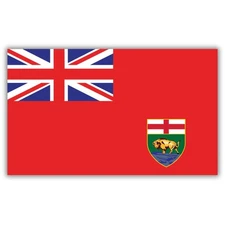 Magnet Me Up Manitoba Flag Magnet Vinyl, 4x6", Flexible Magnetic Decal, USA Made