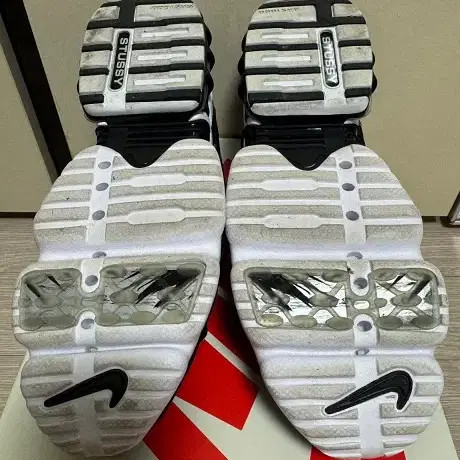 Stussy x Nike Air Zoom Spiridon Cookie Black Sneakers 270 thumbnail 2