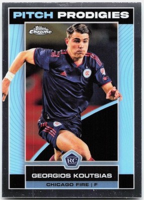 Georgios Koutsias - 2023 Topps Chrome Pitch Prodigies RC Chicago Fire MLS