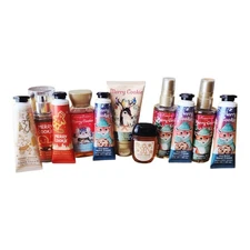 BBW 11-Piece Merry Cookie Hand Cream, Mini Mist & Travel Shower Gel Set NEW HTF