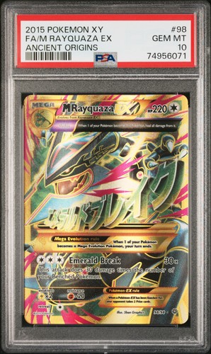 M Rayquaza-EX graded PSA 10 for sale on eBay