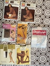 Vintage 1950s 60s 70s Nylon Pantyhose Stocking Lot of 7 Pairs Unopened