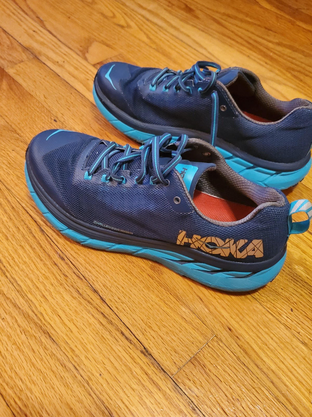 Hoka One One Womens Challenger ATR 4 1018295 PBLB Blue Running Shoes Sneaker 9.5 thumbnail 5