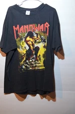 Manowar vintage T-Shirt black color reprint gift for men women  AN52747