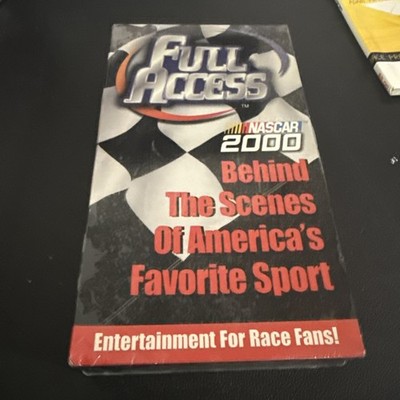 Full Access NASCAR 2000 VHS Sealed Behind The  Scenes 