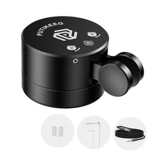  Mini Morse Code Key - CW Dual Paddle with Magnetic Base, Magnetic Return Black