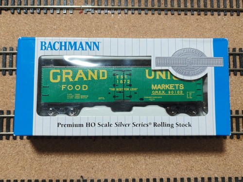 Bachmann 19806 HO 40 Fuß Holz Seitenkühlwagen Grand Union verpackt sehr gut | Condition: Used