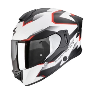 Scorpion Exo-530 Air Motorcycle Helmet Clip Matt White Black Red