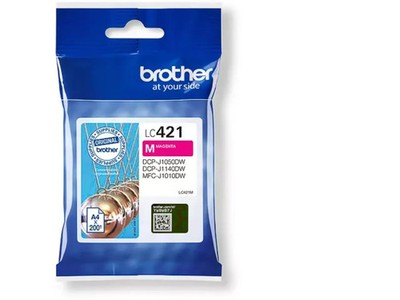 LC421M  Brother DCPJ / MFCJ Tinte magenta für cirka 200 Seiten