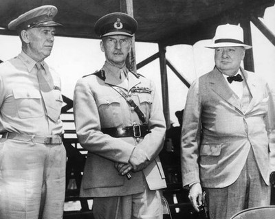General George Marshall British Commander Sir John Dill British Pr- Old Photo