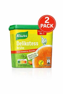 #ad 2 Pack Knorr Delikatess Brühe Vegetable Stock Vegan Soup Base Germany $27.95