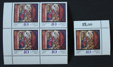 Berlín: Mi.-Nr. 613 - Bloque de cuatro borde de esquina + borde de esquina EM con valor, nuevo
