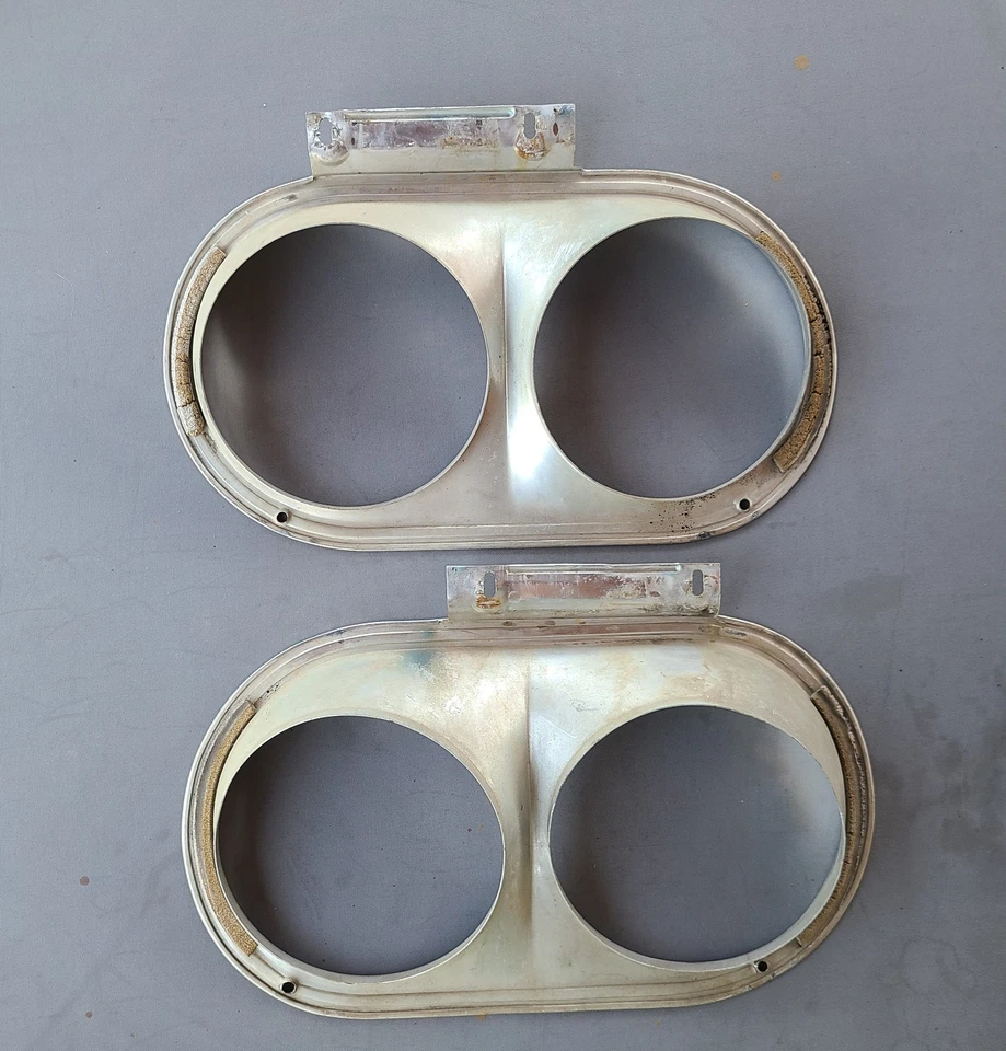 Biseles de faros Plymouth 1963 y extensiones de parrilla Belvedere Fury Savoy Foto 3 de 4