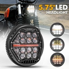Auxbeam 5-34 5.75 Inch Led Projector Headlight For Motorcycle Sealed Beam Drl
