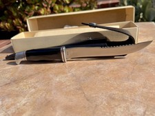 RARE BUCK KNIVES 121 FISHERMAN W/ SCALER INVERTED BUCK STAMP NOS BOX AND PAPERS